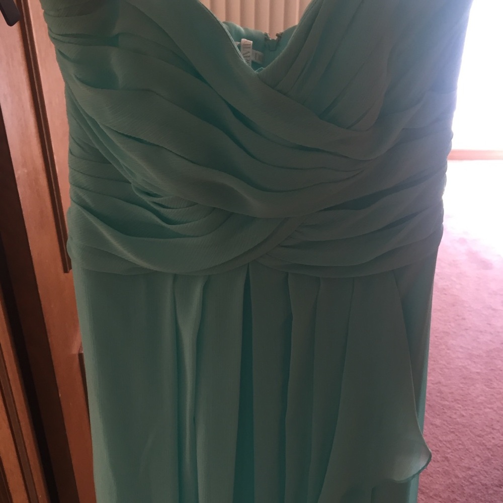 David’s bridal dress size 4, mint/ Tiffany’s blue